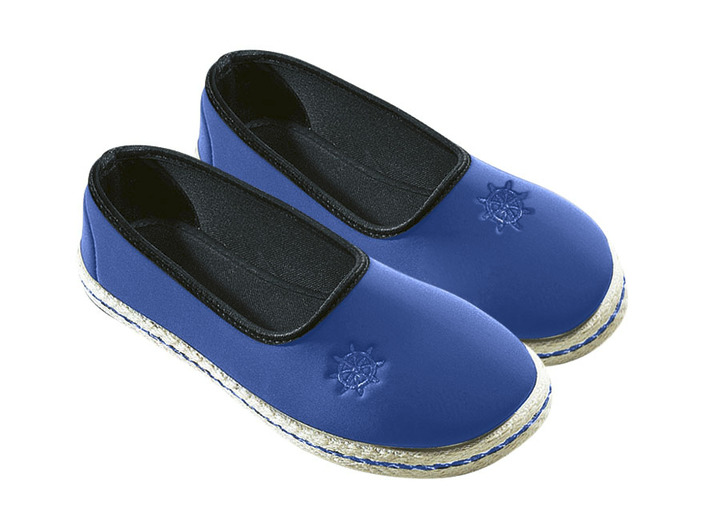 Pumps & Ballerina - Bequeme und trendige Stretch-Ballerina, in Größe 037 bis 042, in Farbe BLAU Ansicht 5