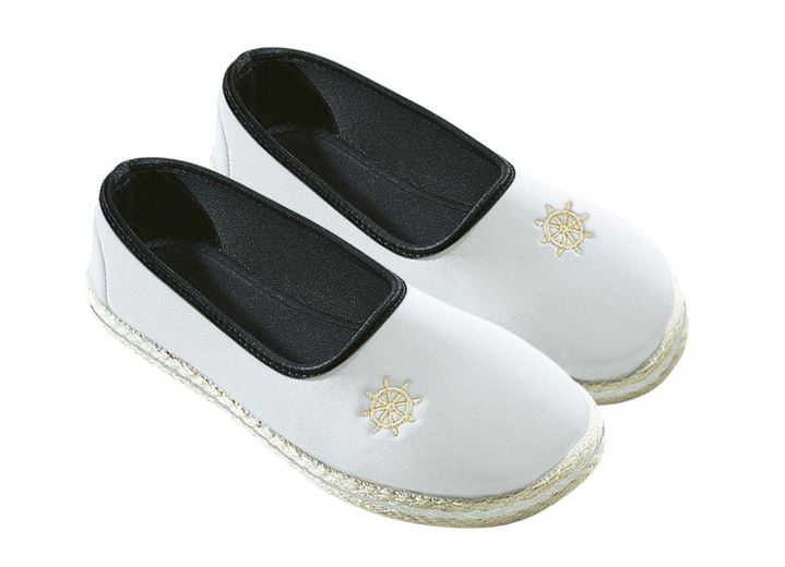 Pumps & Ballerina - Bequeme und trendige Stretch-Ballerina, in Größe 037 bis 042, in Farbe BLAU Ansicht 2