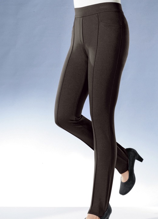 Hosen in Schlupfform - Steghose in 8 Farben, in Größe 018 bis 054, in Farbe RUBINROT Ansicht 10