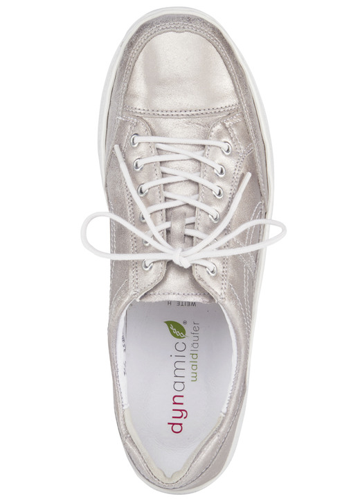 Slipper & Schnürschuhe - Waldläufer, bequeme Damen-Schnürschuhe, Weite H, Sohle mit Abrollfunktion Ansicht 3 Slipper & Schnürschuhe - Waldläufer, bequeme Damen-Schnürschuhe, Weite H, Sohle mit Abrollfunktion, in Größe 4 bis 8 1/2, in Farbe CHAMPAGNER Ansicht 3