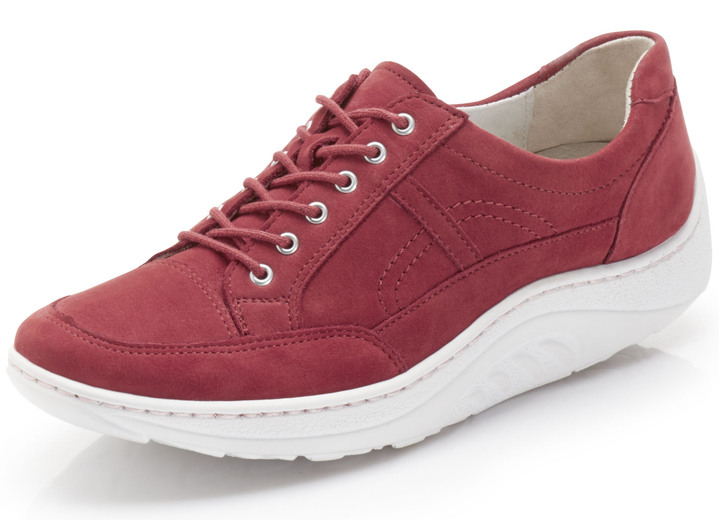 Slipper & Schnürschuhe - Waldläufer, bequeme Damen-Schnürschuhe, Weite H, Sohle mit Abrollfunktion Ansicht 5 Slipper & Schnürschuhe - Waldläufer, bequeme Damen-Schnürschuhe, Weite H, Sohle mit Abrollfunktion, in Größe 4 bis 8 1/2, in Farbe CHAMPAGNER Ansicht 5