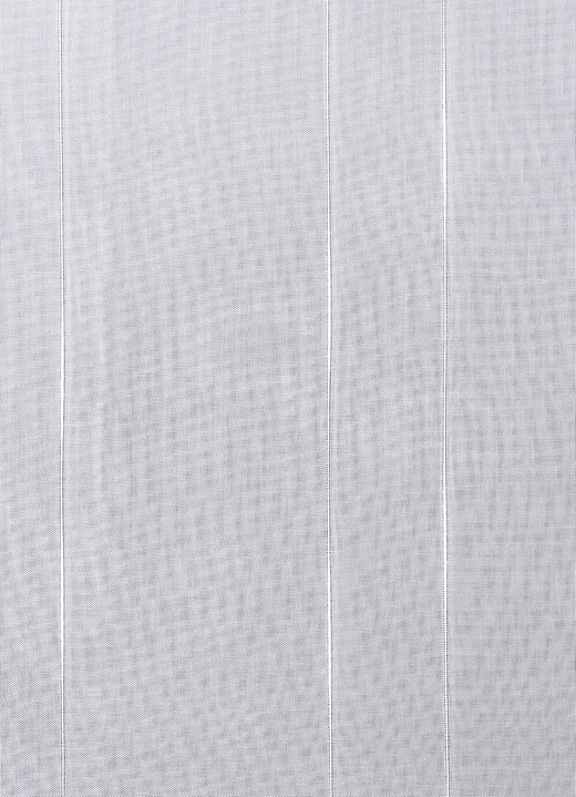 Klassisch - Klassischer Store mit feinen Streifen und Effektgarn, in Größe 160 (H145xB300 cm) bis 257 (H240xB600 cm), in Farbe WEISS Ansicht 2