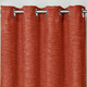 Klassisch - Fensterdekoration aus schwerer Thermo-Chenille-Qualität – Farbe TERRA – Ansicht 1 Klassisch - Fensterdekoration aus schwerer Thermo-Chenille-Qualität, in Größe 364 (H150xB135 cm) bis 464 (H245xB270 cm), in Farbe HELLBLAU, in Ausführung mit Universalschienenband – Farbe TERRA – Ansicht 1