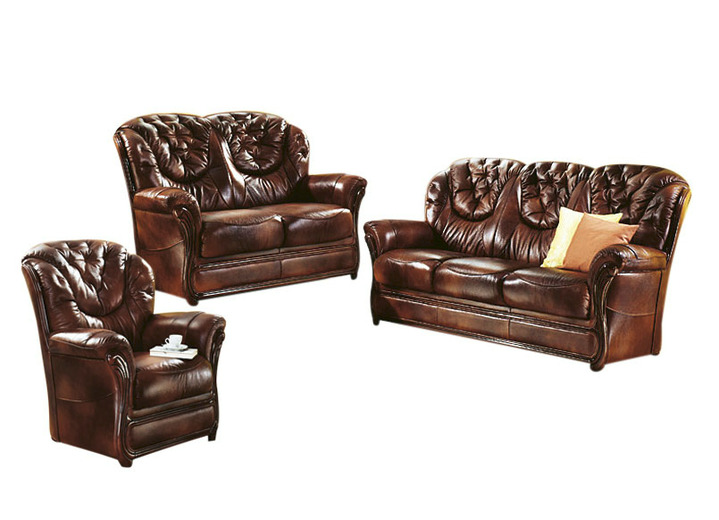 Polstermöbel mit Bezug aus echtem Leder - Polstermöbel | BADER