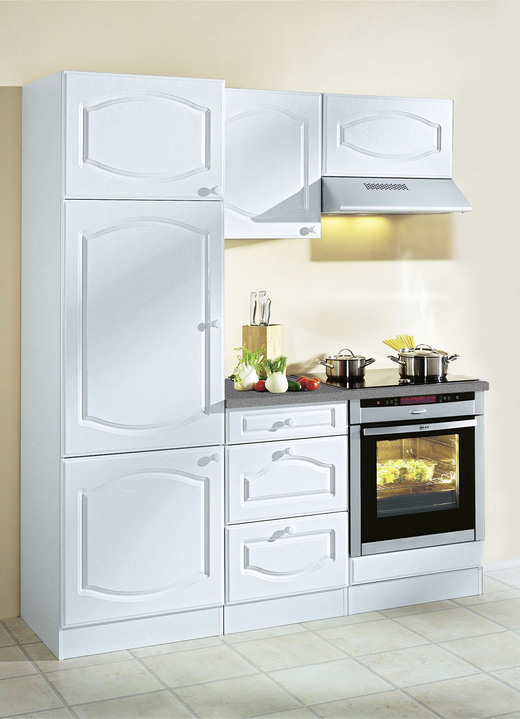 Küchenmöbel - Küchenprogramm mit profilierter Front, in Farbe BUCHE, in Ausführung Hängeschrank für Dunstabzugshaube Ansicht 14