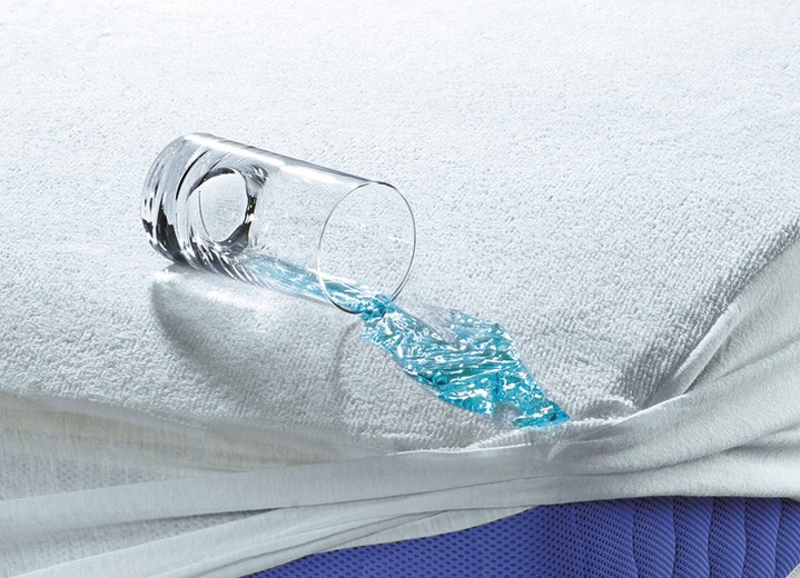 Spannbetttücher - Antibakterielles Inkontinenz-Spannbetttuch aus 100% Baumwolle, in Größe 129 (70/140 cm) bis 138 (180/200 cm), in Farbe WEISS Ansicht 3