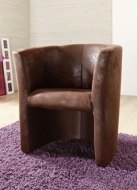 - Cocktailsessel, in Farbe ANTIKBRAUN