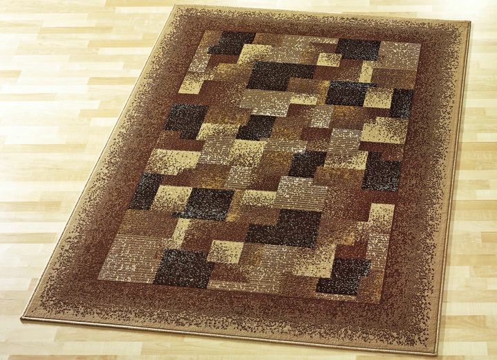 Klassisch - Velours-Brücken, -Teppiche und -Bettumrandung, in Größe 105 (Brücke, 60x110 cm) bis 309 (Bettumrandung, 3-teilig), in Farbe BLAU Ansicht 4