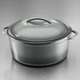 Kochen, Braten & Grillen - Gusseisen-Schmortopf und -Bräter – Farbe GRAU Kochen, Braten & Grillen - Gusseisen-Schmortopf und -Bräter, in Farbe ROT, in Ausführung Bräter rund