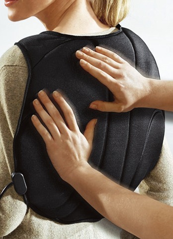 Massage - Rücken-Massagegürtel, in Farbe SCHWARZ Ansicht 3