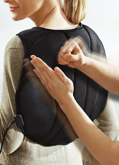 Massage - Rücken-Massagegürtel, in Farbe SCHWARZ Ansicht 2