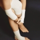 Bandagen - Bandagen in verschiedenen Ausführungen – Farbe CREME – Ansicht 1 Bandagen - Bandagen in verschiedenen Ausführungen, in Größe 001 bis 002, in Farbe CREME, in Ausführung Kniegelenkbandage – Farbe CREME – Ansicht 1