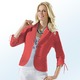 Blusen - Stilvolle Blusenjacke – Farbe PAPAYA Blusen - Stilvolle Blusenjacke, in Größe 036 bis 050, in Farbe SCHWARZ