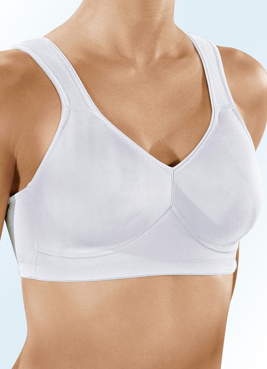 Soft-BH - Speidel Zweierpack BH mit doppelt vorgeformten Cups, in Größe 080 bis 105, in Cup B, in Farbe 1X WEISS, 1X SCHWARZ Ansicht 1