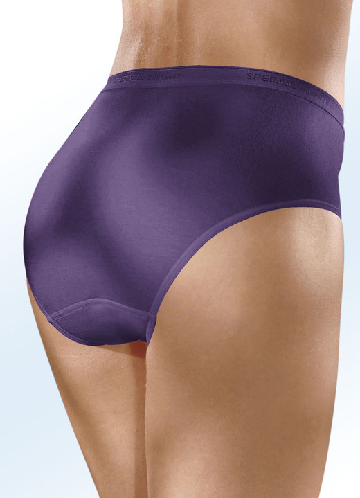 Slips - Speidel Viererpack Slips ohne Seitennähte, in Größe 040 bis 050, in Farbe LILA Ansicht 1