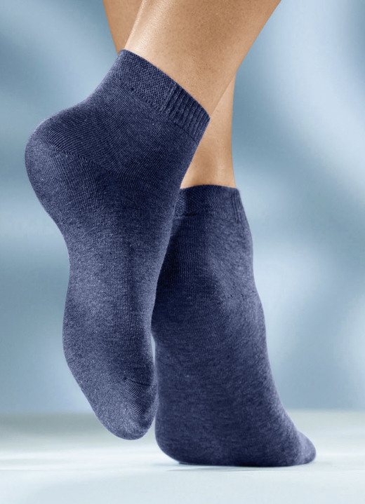 Strümpfe & Strumpfhosen - Sechserpack Socken in verschiedenen Farbstellungen, in Größe 1 (Schuhgr.35-38) bis 3 (Schuhgr.43-46), in Farbe 6X WEISS Ansicht 4