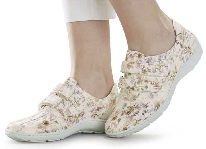 Slipper & Schnürschuhe - Waldläufer, bequeme Damen-Slipper, Weite H, mit herausnehmbarem Fußbett, in Größe 3 1/2 bis 8, in Farbe DUNKELBLAU Ansicht 6