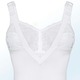 Korseletts - Swegmark of Sweden Hosenkorselett mit Elastikspitze, in Größe 075 bis 105, in Cup C, in Farbe MARINE – Farbe WEISS – Ansicht 2