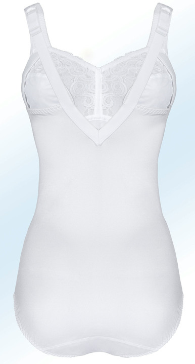 Korseletts - Swegmark of Sweden Hosenkorselett mit Elastikspitze, in Größe 075 bis 105, in Cup C, in Farbe MARINE Ansicht 4