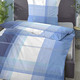 Bettwäschegarnituren - Bettwäsche-Garnitur Made in Germany – Farbe BLAU Bettwäschegarnituren - Bettwäsche-Garnitur Made in Germany, in Größe 112 (80x80 cm + 135x200 cm) bis 412 (2x80x80 cm + 2x135x200 cm), in Farbe BLAU
