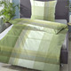 Bettwäschegarnituren - Bettwäsche-Garnitur Made in Germany, in Größe 112 (80x80 cm + 135x200 cm) bis 412 (2x80x80 cm + 2x135x200 cm), in Farbe GRÜN