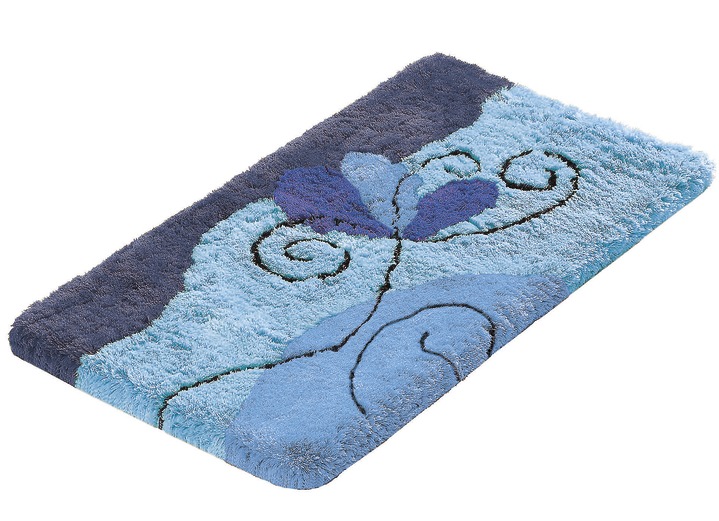 Badgarnituren - Badgarnitur in Table Tuft Qualität, in Größe 100 (Vorleger halbrund, 50/ 80 cm) bis 112 (WC-Deckelbezug, 47/ 50 cm), in Farbe GRÜN Ansicht 6