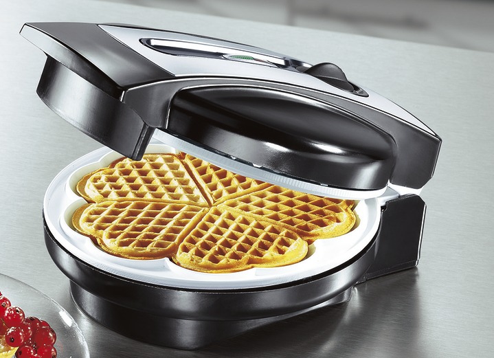 - Keramik-Waffeleisen, in Farbe SCHWARZ, in Ausführung Keramik-Waffeleisen