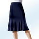 Uni - 6-Bahnenrock in modischer Godet-Form, in Größe 019 bis 056, in Farbe ROYALBLAU