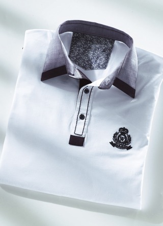 Shirts - Poloshirt in 3 Farben, in Größe 046 bis 062, in Farbe ROT