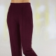 Freizeithosen - Hose mit bequemem Dehnbund – Farbe BORDEAUX Freizeithosen - Hose mit bequemem Dehnbund, in Größe 018 bis 056, in Farbe DUNKELBRAUN
