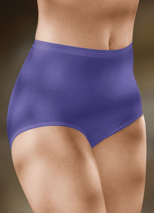 Slips - Speidel Viererpack Slips ohne Seitennähte Ansicht 7 Slips - Speidel Viererpack Slips ohne Seitennähte, in Größe 038 bis 054, in Farbe AZURBLAU Ansicht 7