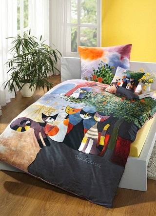 Bettwäsche-Garnitur mit Rosina Wachtmeister-Motiv