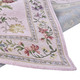 Klassisch - Gewebte Brücken und Teppiche, in Größe 103 (Brücke, 60x 90 cm) bis 309 (Bettumrandung:  2 Vorlegern, je 60x90 cm und 1 Läufer, 70x220 cm), in Farbe ROSÉ – Farbe ROSÉ – Ansicht 2