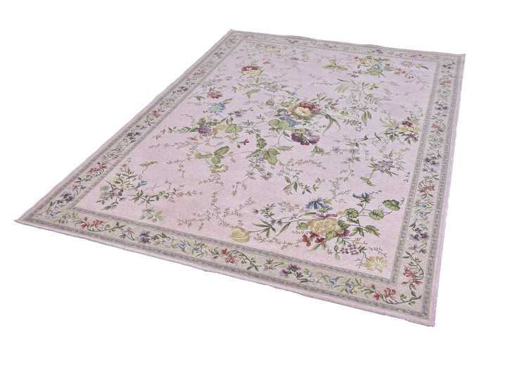 Klassisch - Gewebte Brücken und Teppiche, in Größe 103 (Brücke, 60x 90 cm) bis 309 (Bettumrandung:  2 Vorlegern, je 60x90 cm und 1 Läufer, 70x220 cm), in Farbe SCHWARZ Ansicht 5