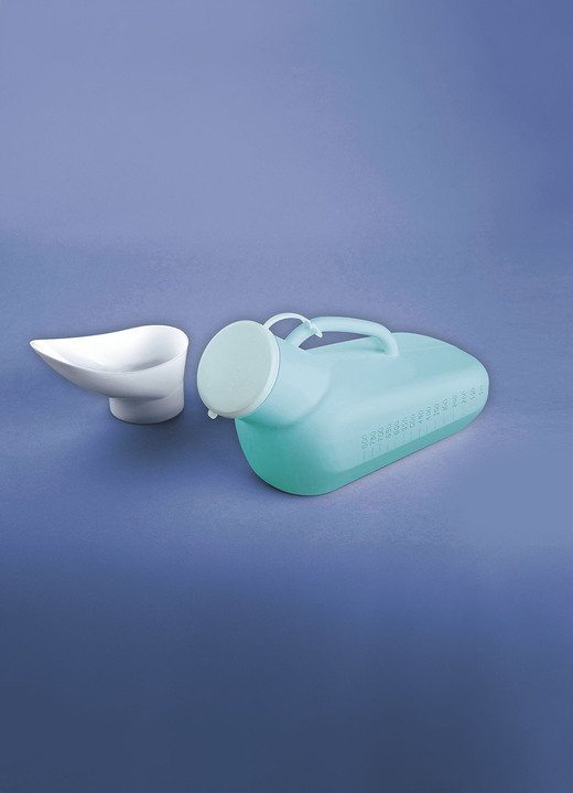 Praktische Hilfsmittel - Urinflasche für Damen und Herren Ansicht 2 Praktische Hilfsmittel - Urinflasche für Damen und Herren, in Farbe MINTGRÜN/WEISS Ansicht 2