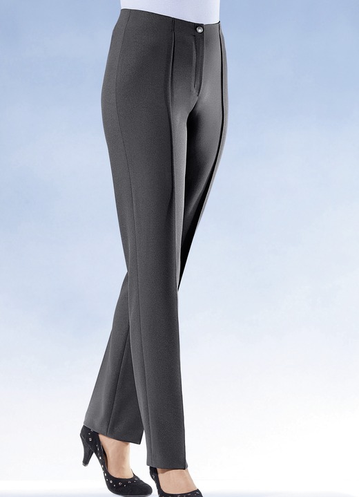 Hosen - Hose mit angeschnittenem Bund, in Größe 018 bis 245, in Farbe TÜRKIS Ansicht 8