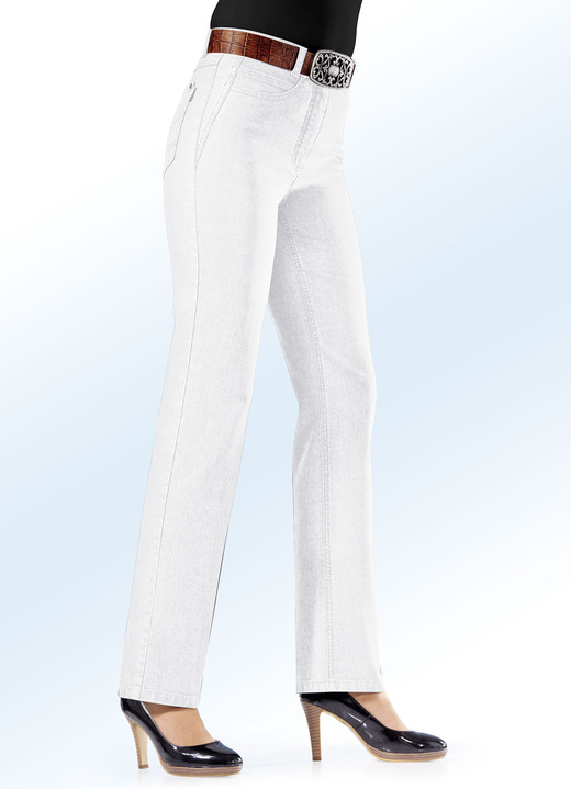 Bauchweg-Jeans mit schlank machender Optik