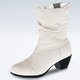 Stiefel & Stiefeletten - Andrea Conti, modische Damen-Stiefeletten, Winterschuhe, mit Reißverschluss – Farbe WOLLWEISS – Ansicht 1 Stiefel & Stiefeletten - Andrea Conti, modische Damen-Stiefeletten, Winterschuhe, mit Reißverschluss, in Größe 036 bis 042, in Farbe JEANS – Farbe WOLLWEISS – Ansicht 1