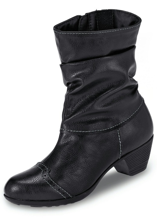 Stiefel & Stiefeletten - Andrea Conti, modische Damen-Stiefeletten, Winterschuhe, mit Reißverschluss, in Größe 036 bis 042, in Farbe JEANS Ansicht 3