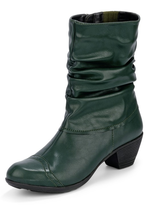 Stiefel & Stiefeletten - Andrea Conti, modische Damen-Stiefeletten, Winterschuhe, mit Reißverschluss Ansicht 2 Stiefel & Stiefeletten - Andrea Conti, modische Damen-Stiefeletten, Winterschuhe, mit Reißverschluss, in Größe 036 bis 042, in Farbe SCHWARZ Ansicht 2