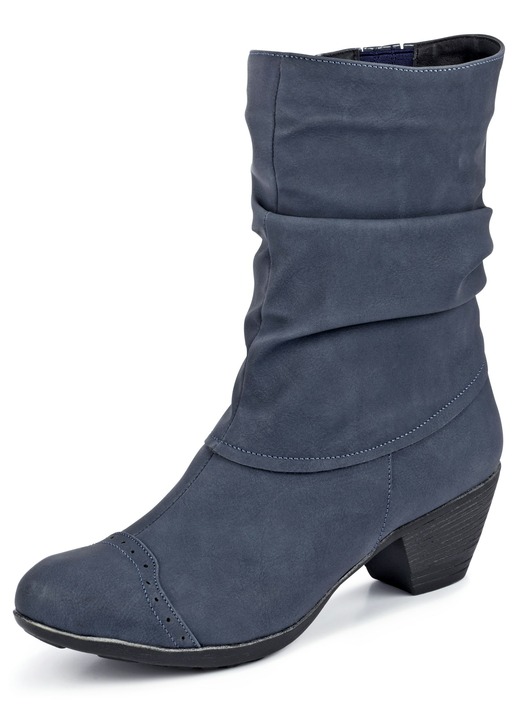 Stiefel & Stiefeletten - Andrea Conti, modische Damen-Stiefeletten, Winterschuhe, mit Reißverschluss, in Größe 036 bis 042, in Farbe JEANS Ansicht 1