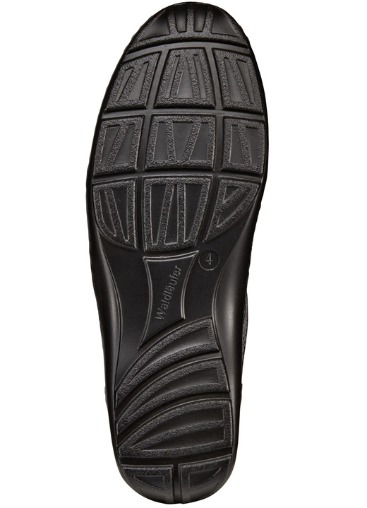 Slipper & Schnürschuhe - Waldläufer, bequeme Damen-Schnürschuhe, Weite H, mit herausnehmbarem Fußbett Ansicht 4 Slipper & Schnürschuhe - Waldläufer, bequeme Damen-Schnürschuhe, Weite H, mit herausnehmbarem Fußbett, in Größe 4 bis 8 1/2, in Farbe ALTSILBER Ansicht 4