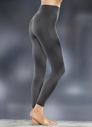 Zweierpack Thermo-Leggings innen weich angraut