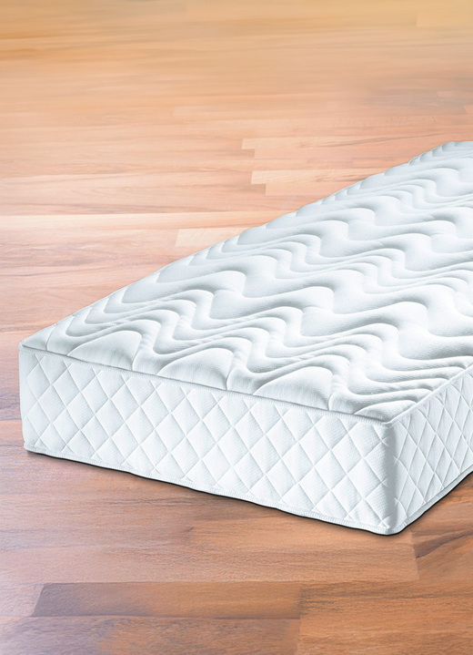 Matratzen & Topper - F.a.n.-7-Zonen-Matratze mit sehr guter Körperunterstützung, in Größe 130 (80/200 cm) bis 134 (140/200 cm), in Farbe WEISS, in Ausführung 7-Zonen-Tonnentaschenfederkern-Matratze Ansicht 3