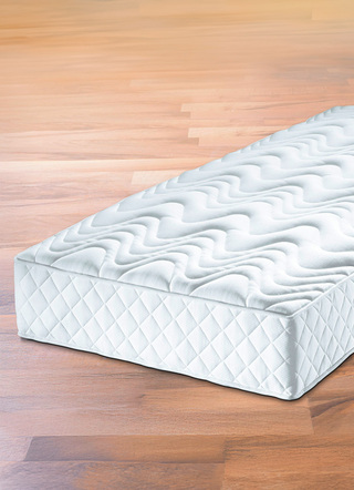 Matratzen & Topper - F.a.n.-7-Zonen-Matratze mit sehr guter Körperunterstützung, in Größe 130 (80/200 cm) bis 134 (140/200 cm), in Farbe WEISS, in Ausführung 7-Zonen-Tonnentaschenfederkern-Matratze – Farbe WEISS – Ansicht 