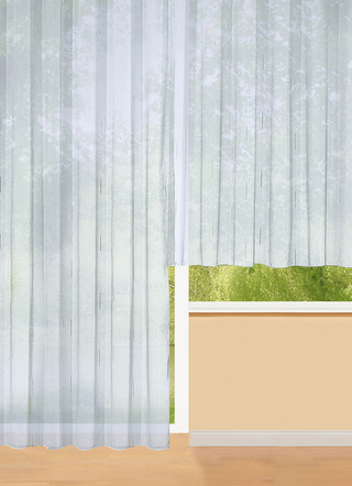 Klassisch - Store mit Faltenband, in Größe 160 (Store, H145xB300 cm) bis 257 (Store, H240xB600 cm), in Farbe WEISS