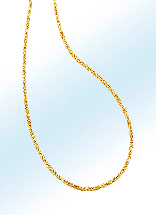 Halsketten - Königskette gold: 2mm, in Farbe