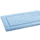 Badgarnituren - Bad-Wendegarnitur aus 100% Baumwolle – Farbe HELLBLAU Badgarnituren - Bad-Wendegarnitur aus 100% Baumwolle, in Größe 100 (Vorleger halbrund, 50x 80 cm) bis 110 (Hänge WC Garnitur, 2-teilig), in Farbe HELLBLAU