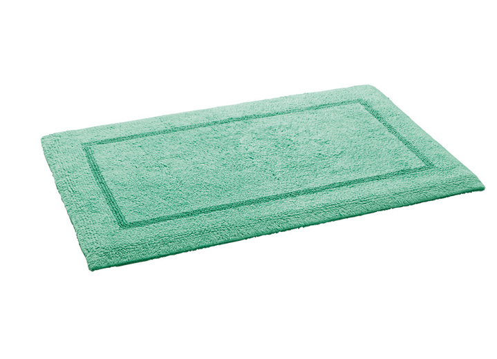 Badgarnituren - Bad-Wendegarnitur aus 100% Baumwolle, in Größe 100 (Vorleger halbrund, 50x 80 cm) bis 110 (Hänge WC Garnitur, 2-teilig), in Farbe LILA Ansicht 15