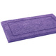 Badgarnituren - Bad-Wendegarnitur aus 100% Baumwolle – Farbe LILA Badgarnituren - Bad-Wendegarnitur aus 100% Baumwolle, in Größe 100 (Vorleger halbrund, 50x 80 cm) bis 110 (Hänge WC Garnitur, 2-teilig), in Farbe LILA